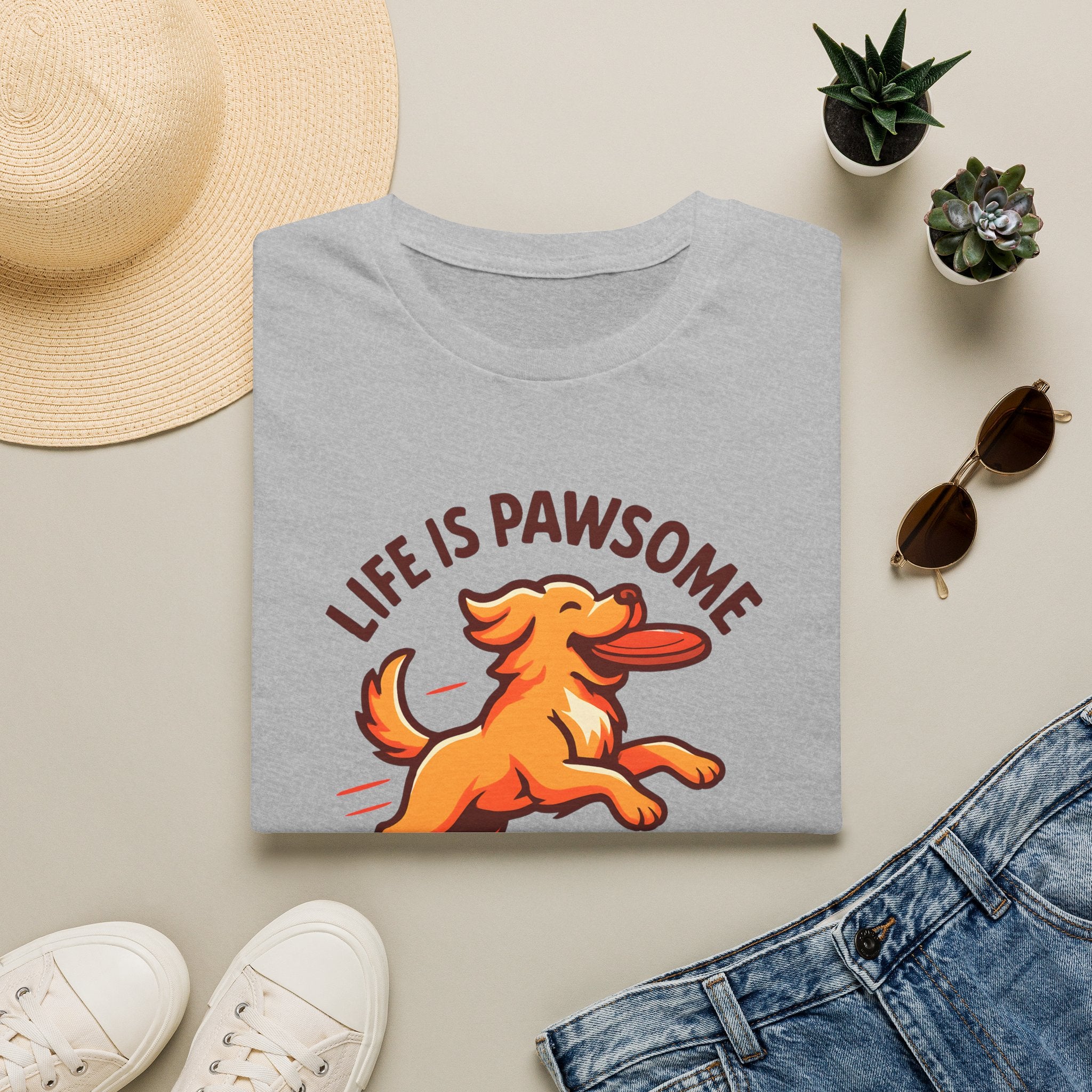 Dog Frisbee Fetch T-Shirt
