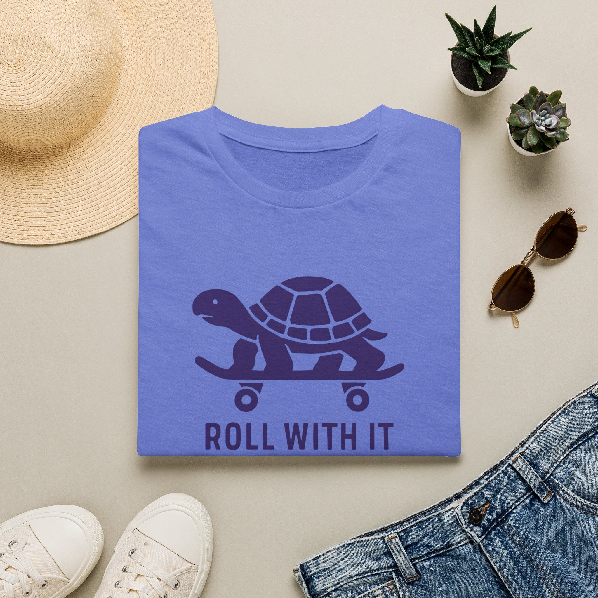 Turtle on Skateboard T-Shirt