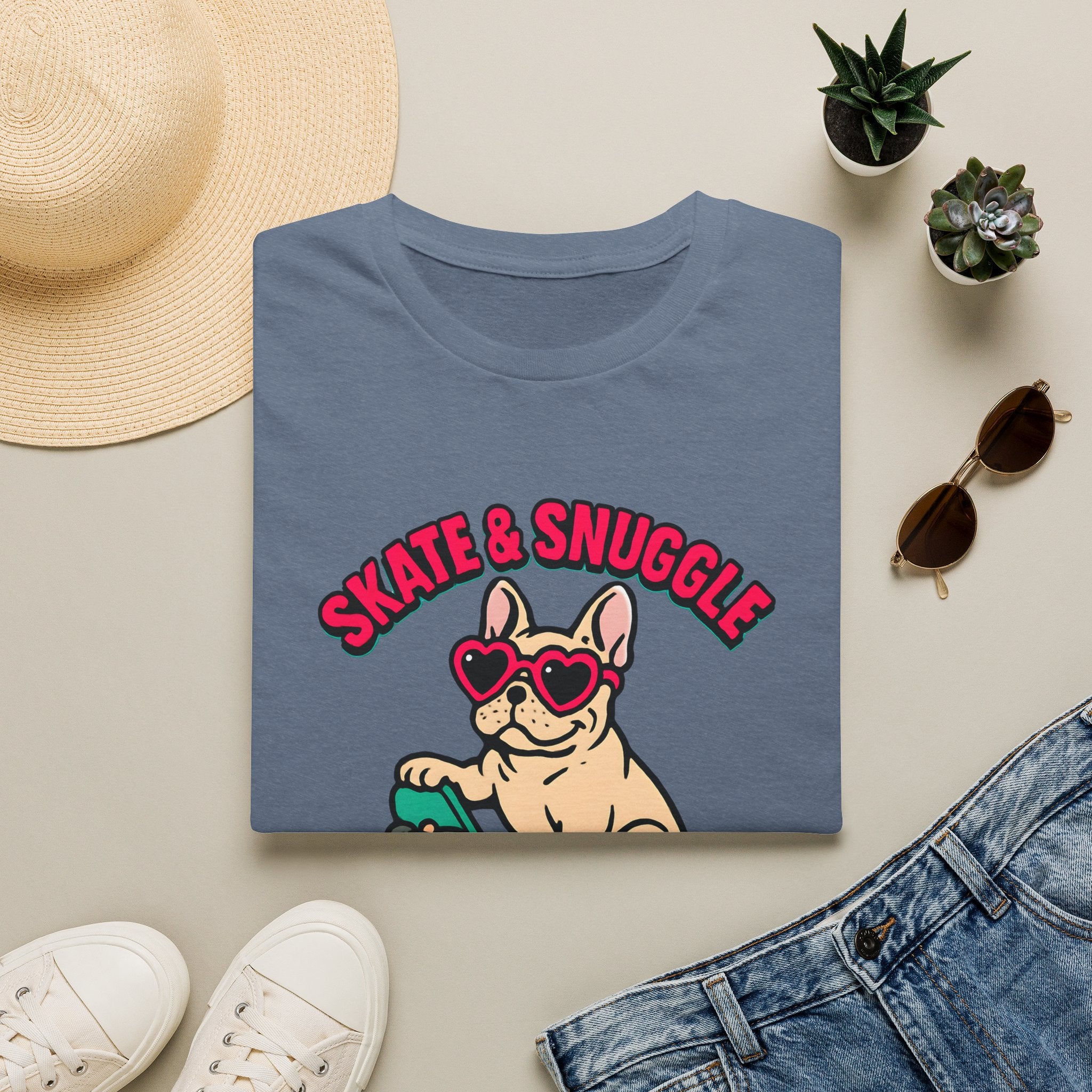 Skate and Snuggle Pup T-Shirt