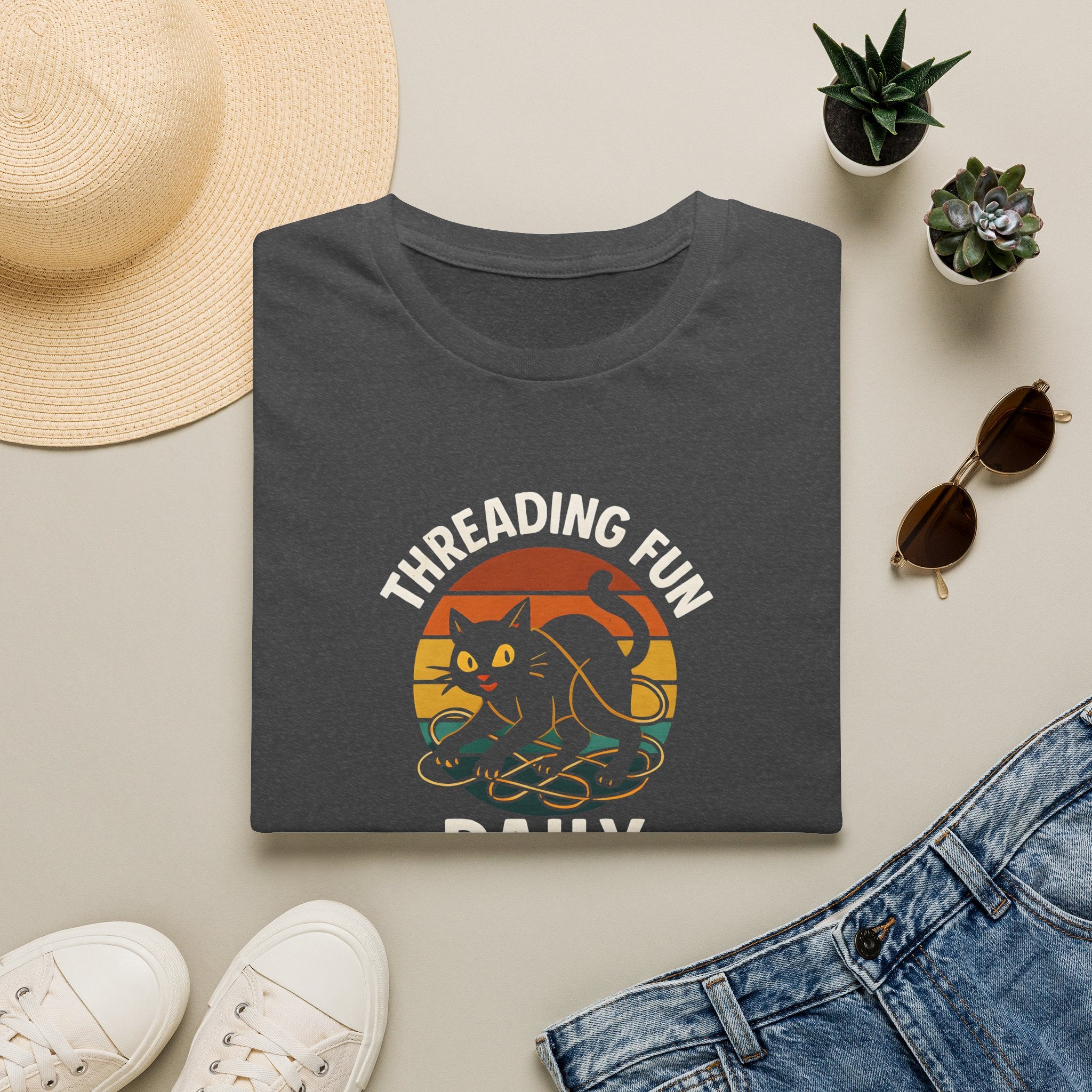 Cat with Thread T-Shirt