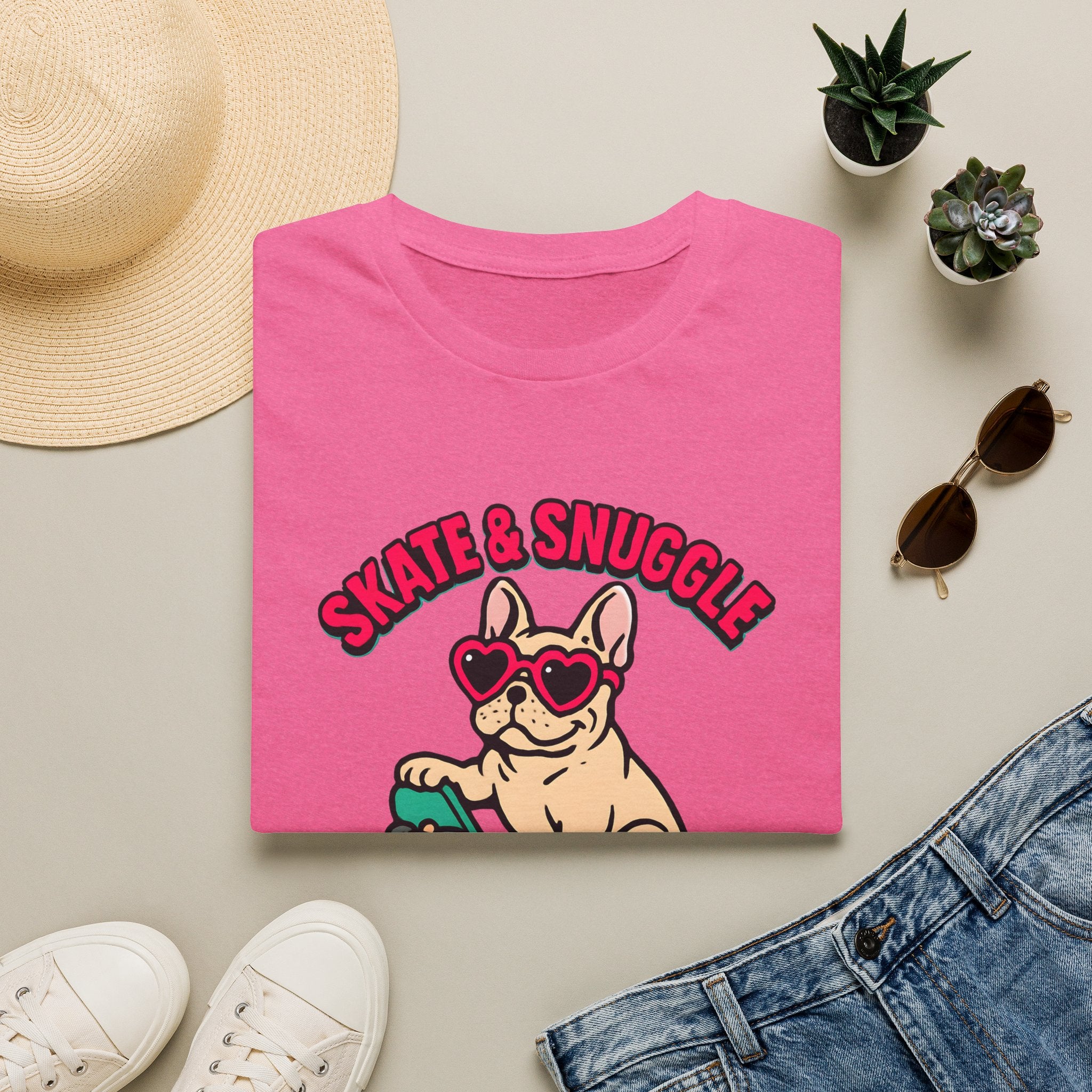 Skate and Snuggle Pup T-Shirt