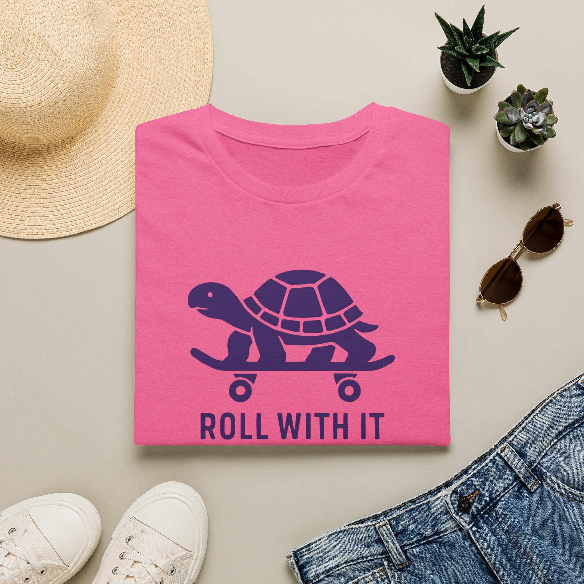 Turtle on Skateboard T-Shirt