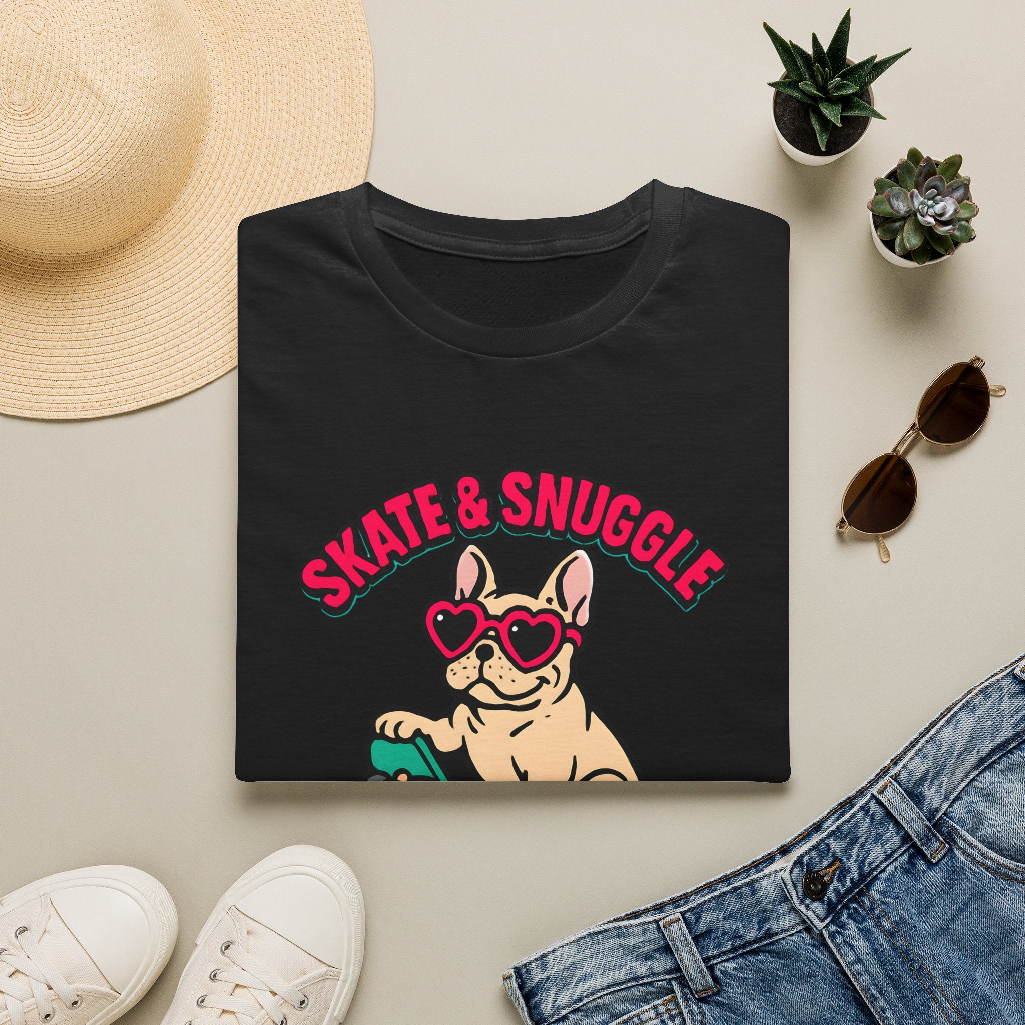 Skate and Snuggle Pup T-Shirt