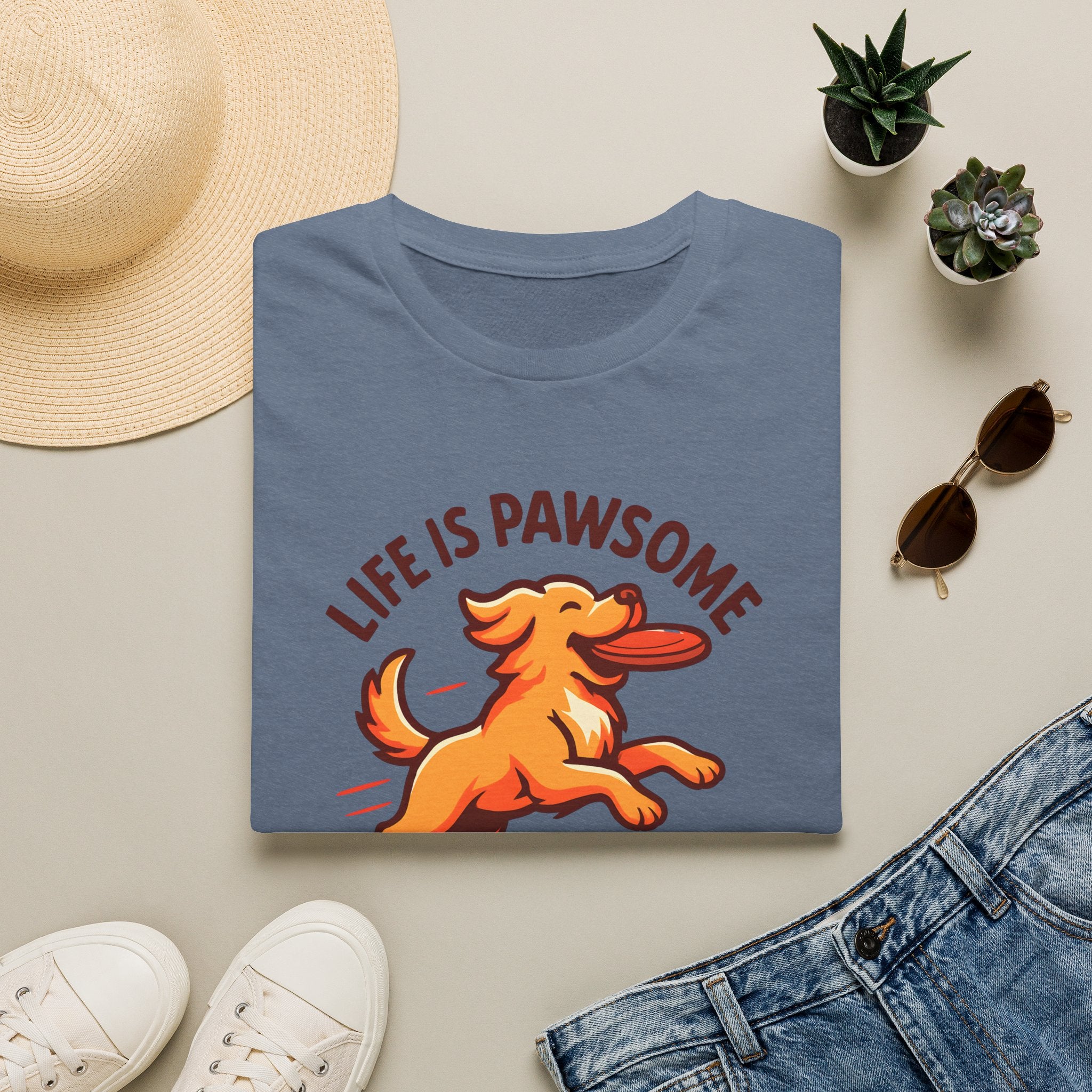 Dog Frisbee Fetch T-Shirt