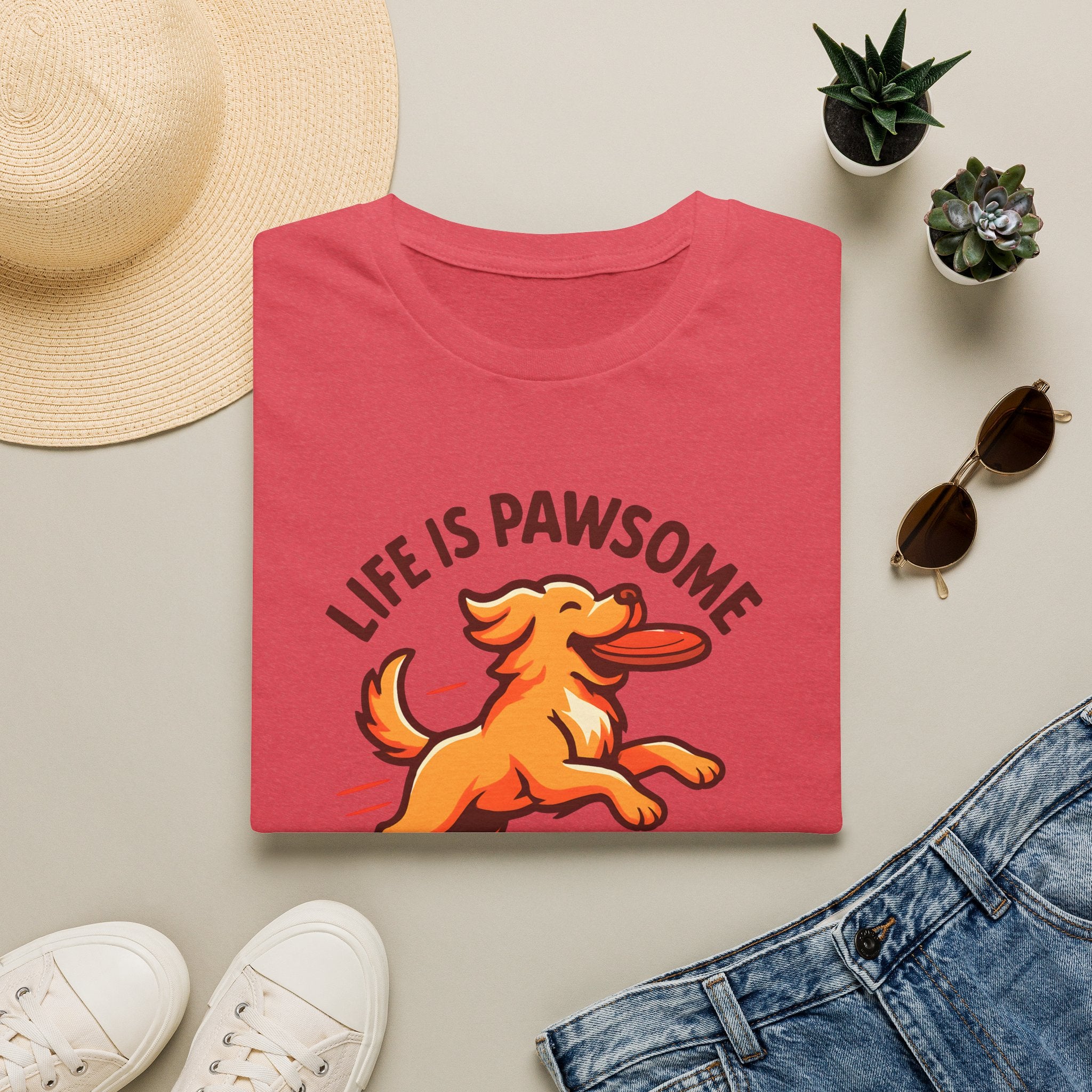 Dog Frisbee Fetch T-Shirt