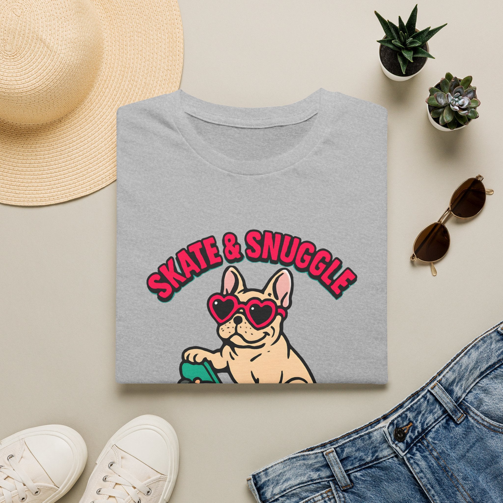 Skate and Snuggle Pup T-Shirt