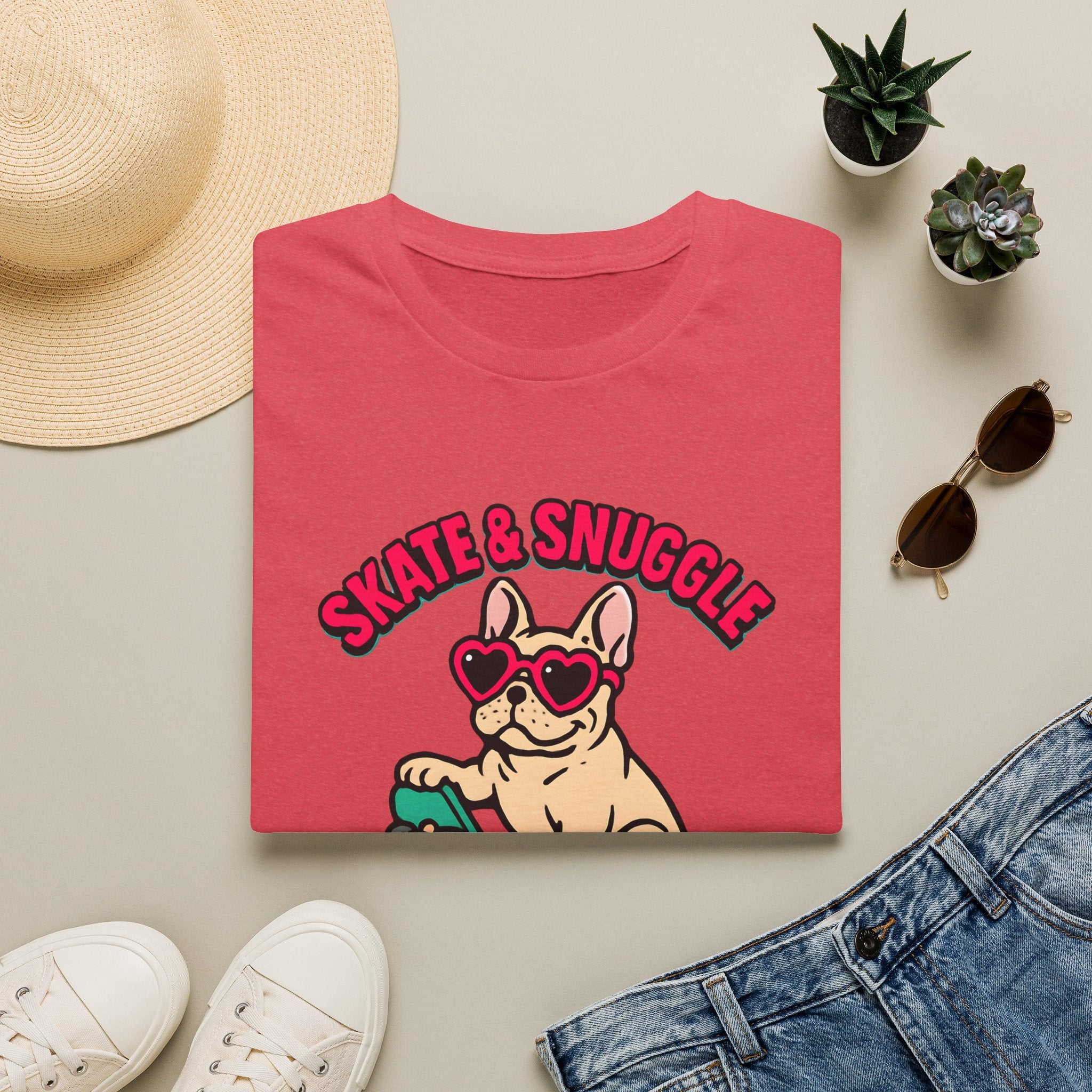 Skate and Snuggle Pup T-Shirt