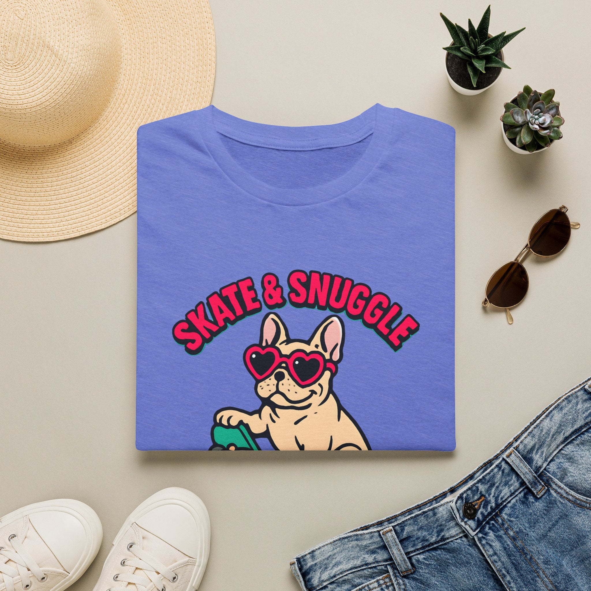 Skate and Snuggle Pup T-Shirt