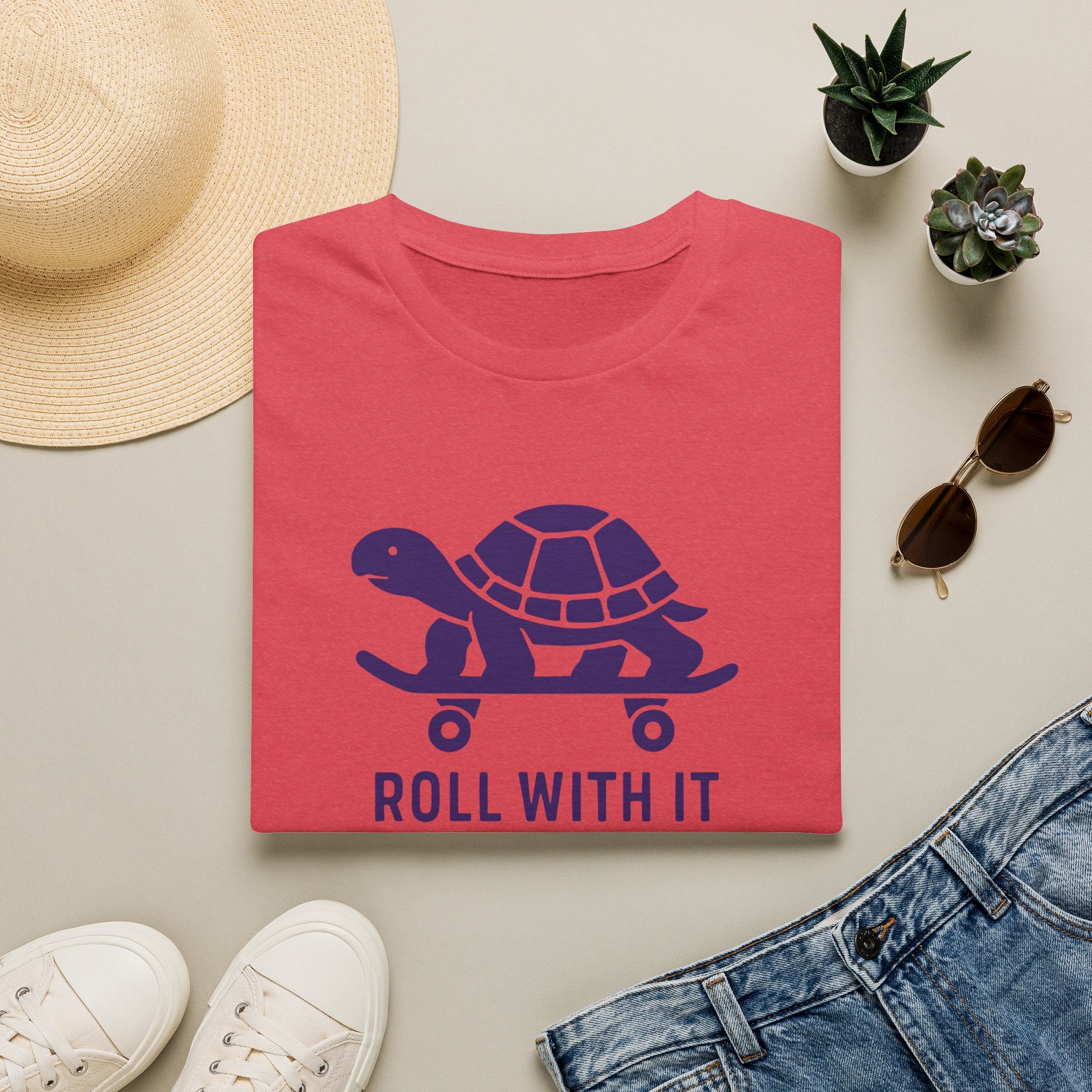 Turtle on Skateboard T-Shirt