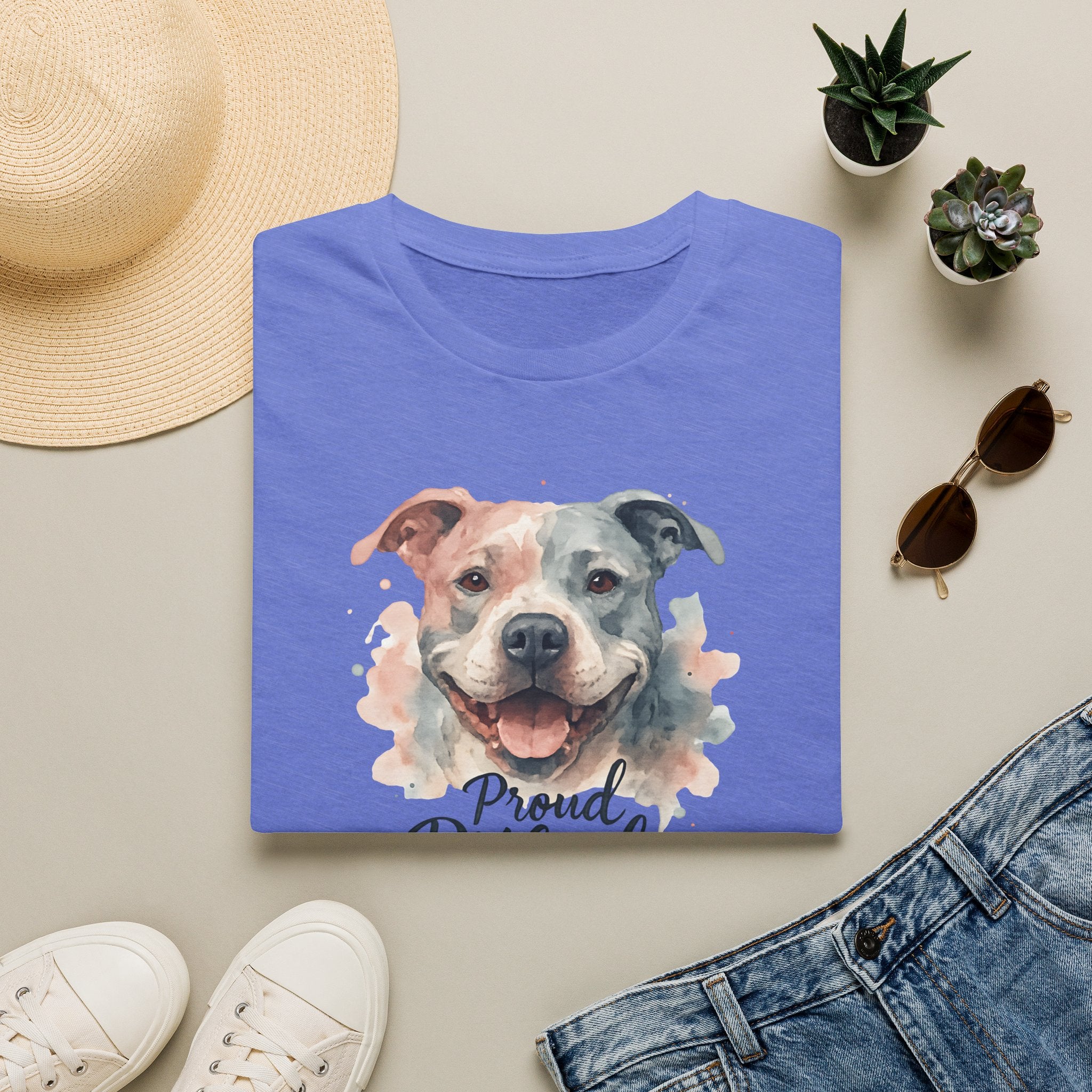 Proud Pitbull Mom T-Shirt