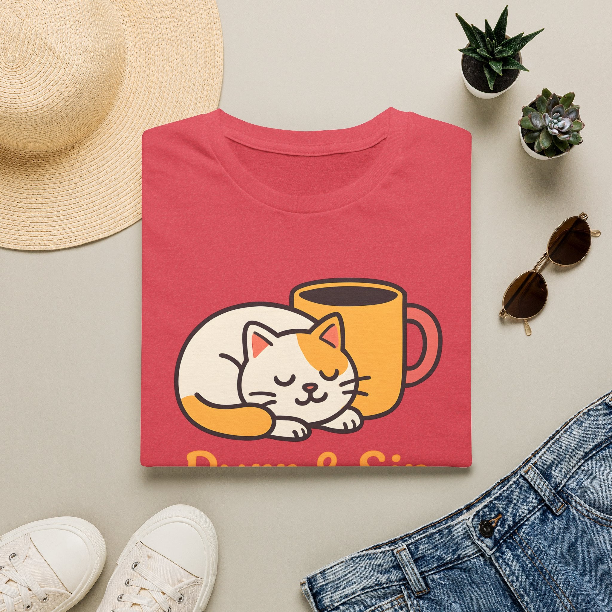 Purr and Sip Logo T-Shirt