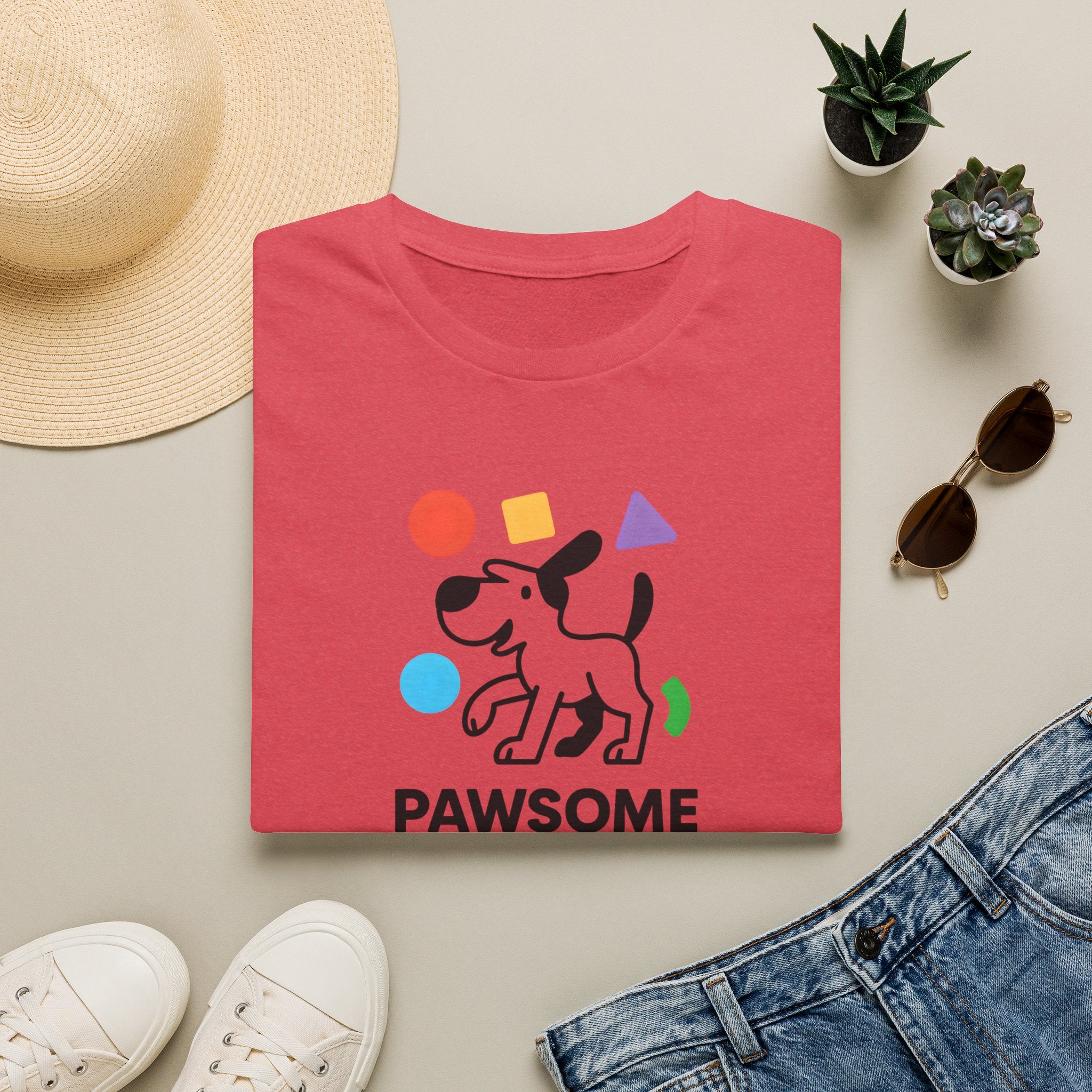 Unicorn with colorful shapes T-Shirt