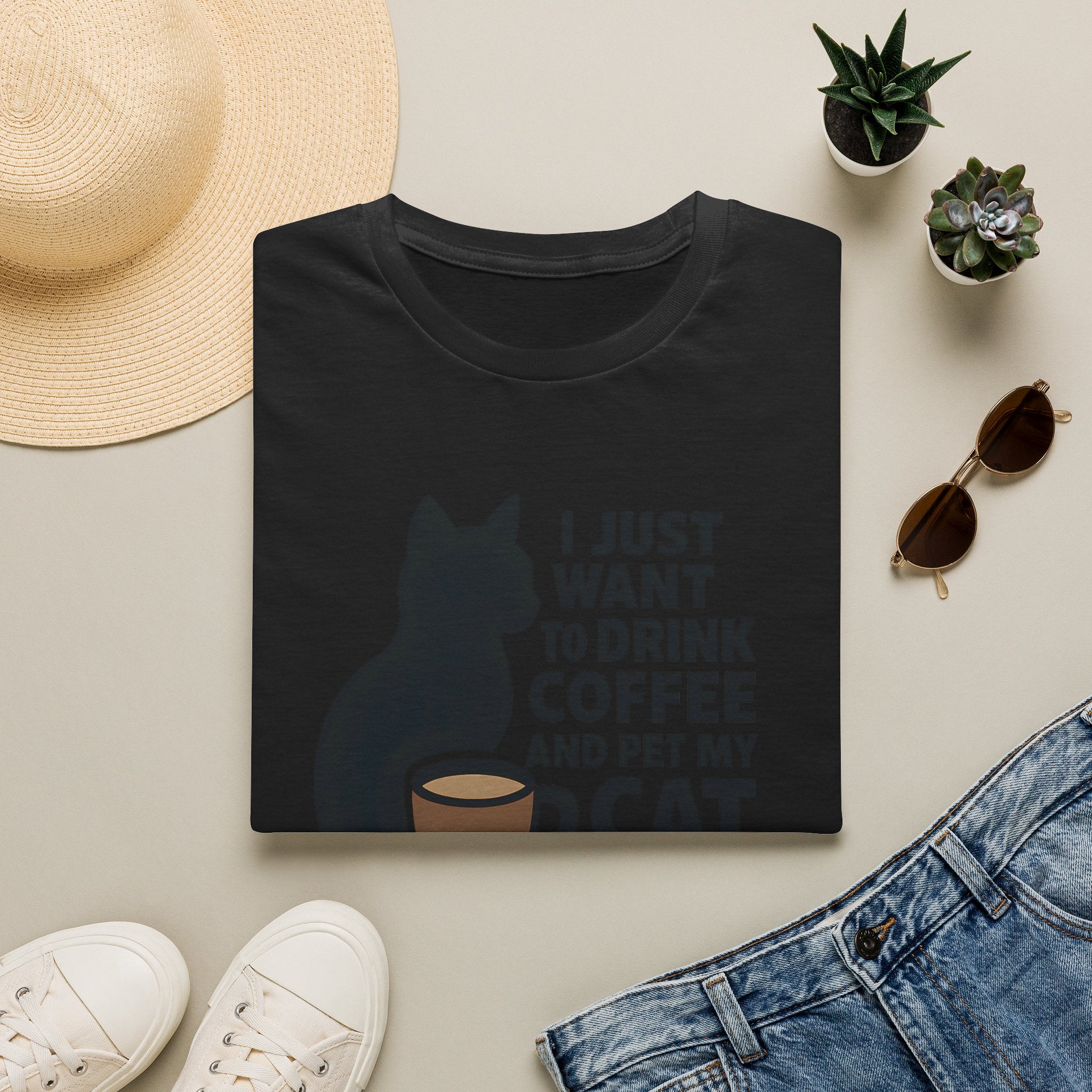 Cat and Coffee T-Shirt